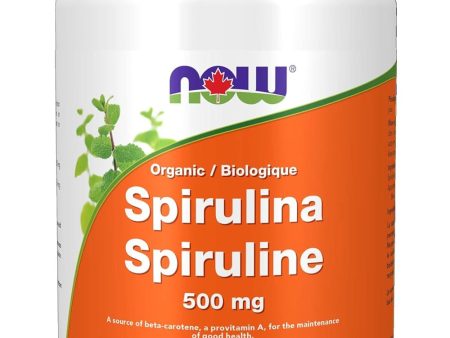 NOW Organic Spirulina (500 mg - 500 Tablets) Discount