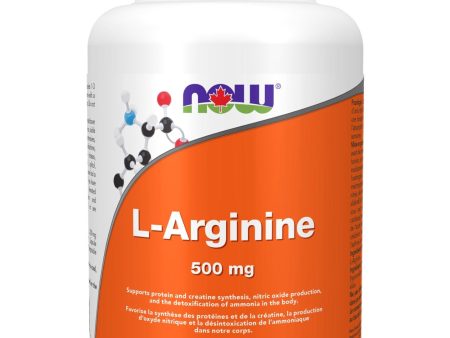 NOW L-Arginine (500 mg - 100 vcaps) on Sale