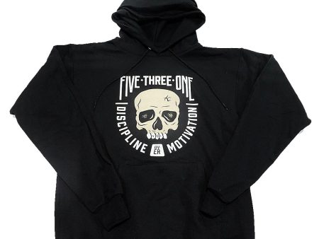 Discipline Skull Pull Over Hoodie Online Sale