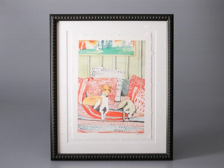 Whippets Watercolor Sale