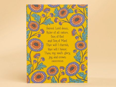 Fairest Lord Jesus Hymn Greeting Card For Sale