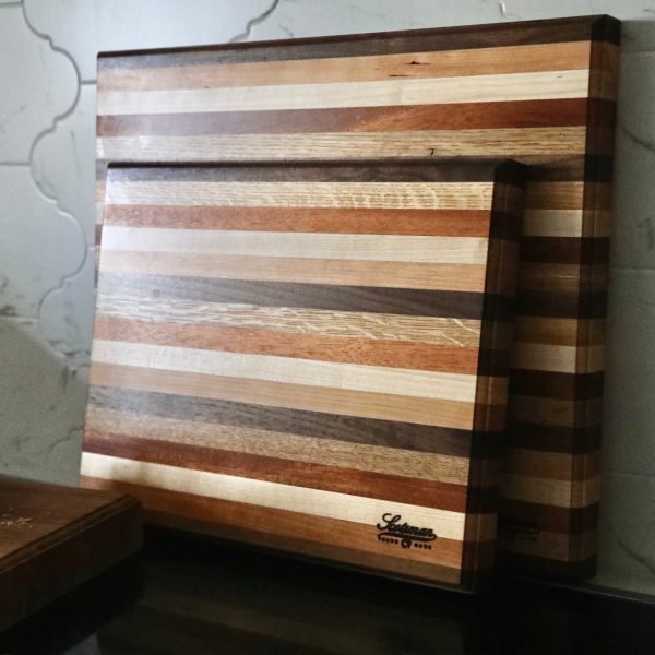 Striped Classic Butcher Block Online Hot Sale