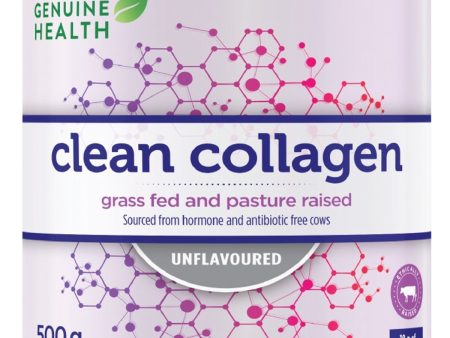 GENUINE HEALTH Clean Collagen Bovine (Unflavored - 500 gr) Online