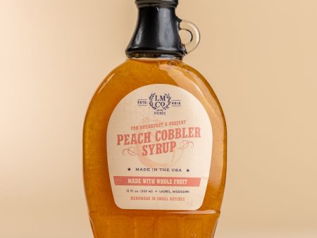 LMCo. Peach Cobbler Syrup Online Sale