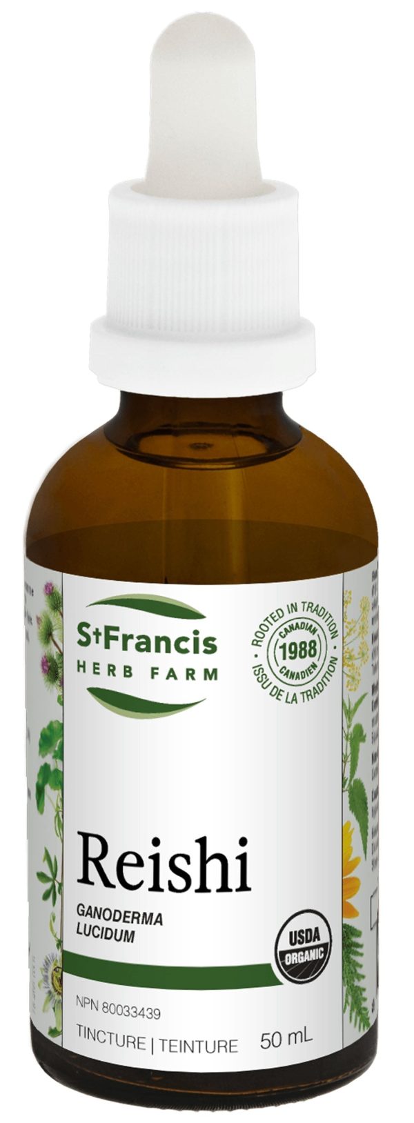 ST FRANCIS HERB FARM Reishi Mushroom (50 ml) For Cheap