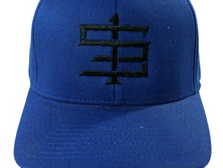 5 3 1 Monogram Hat - Blue Black Supply