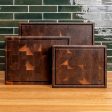 Walnut End Grain Rectangle Butcher Block with Juice Groove For Cheap