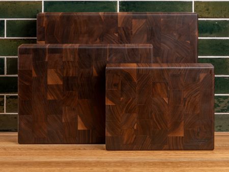 Walnut End Grain Rectangle Butcher Block Sale