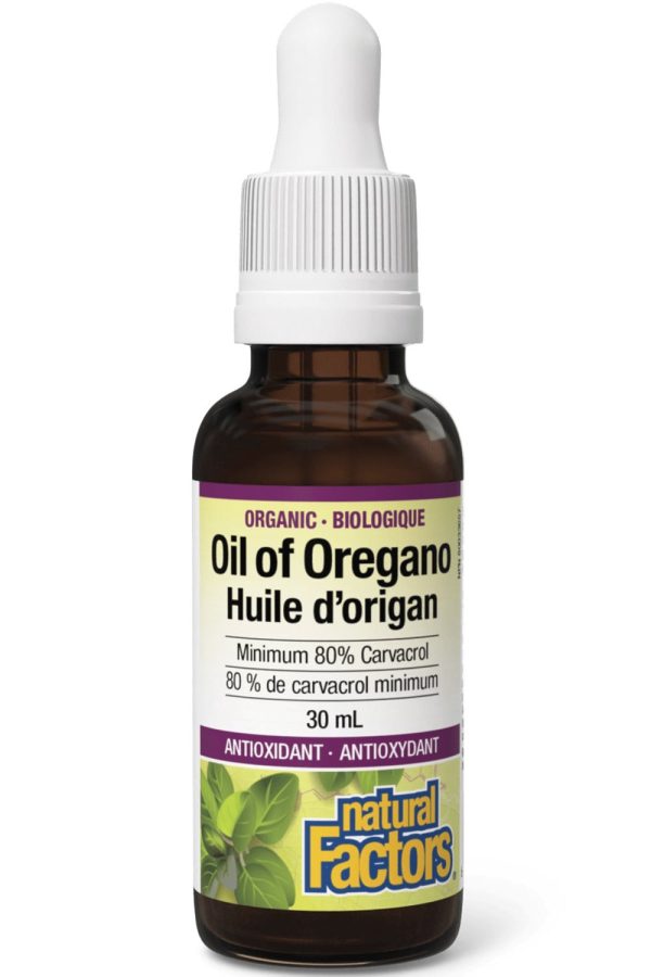 NATURAL FACTORS Organic Oil of Oregano (15 ml) Online Sale