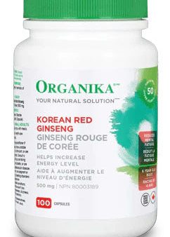 ORGANIKA Korean Red Ginseng (500 mg - 100 caps) Hot on Sale