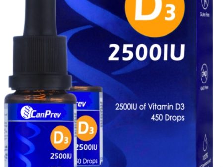 CANPREV D3 Drops 2500IU  (15 ml) - MCT Base ml Online