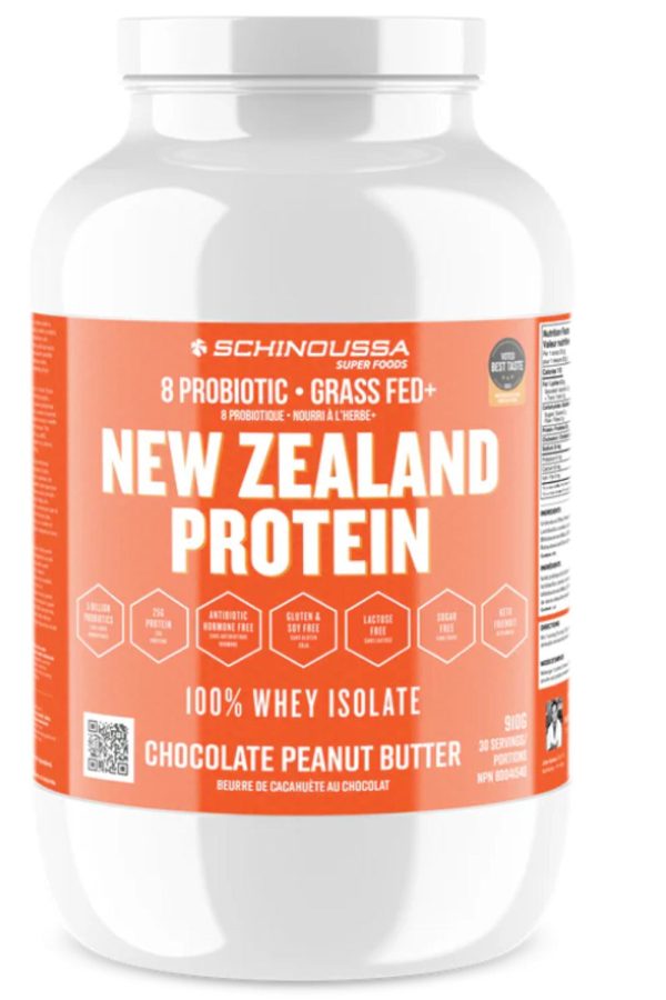 SCHINOUSSA NZ Whey Isolate + Probiotics (Peanut Butter Chocolate - 910 gr) Discount