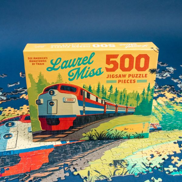 Laurel Train Mural Puzzle Cheap