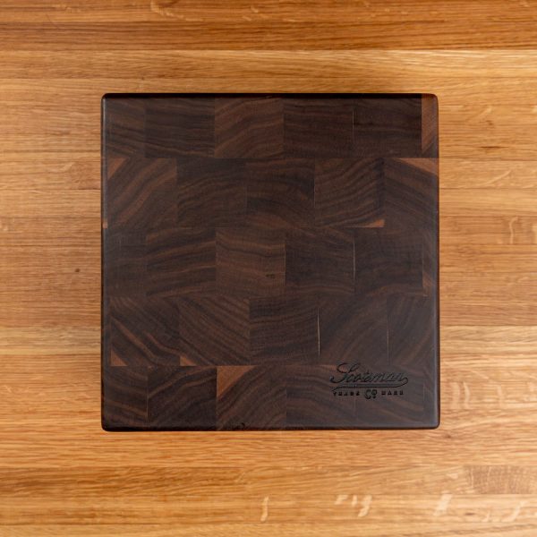 Walnut End Grain Square Butcher Block Online now