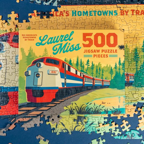 Laurel Train Mural Puzzle Cheap