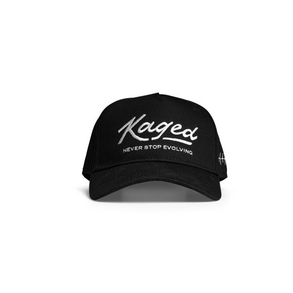 Kaged x Huega House | High-Profile Hat - Black For Sale