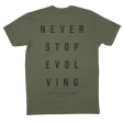 Never Stop Evolving T-Shirt Cheap