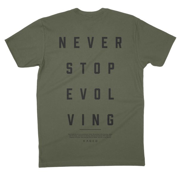 Never Stop Evolving T-Shirt Cheap