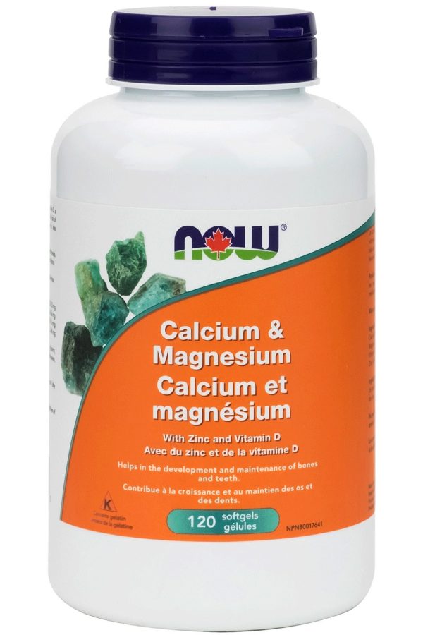 NOW Cal-Mag + D Softgels (240 sgels) Supply