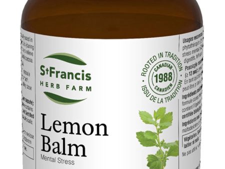 ST FRANCIS HERB FARM Lemon Balm Capsules (60 caps) For Discount