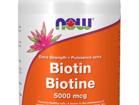 NOW Biotin (5000 mcg - 120 vcaps) Online