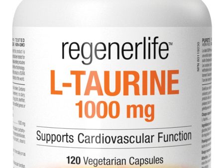 NATURAL FACTORS regenerlife L-Taurine 1000 mg (120 vcaps) xx For Discount