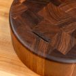 Walnut End Grain Round Butcher Block Discount