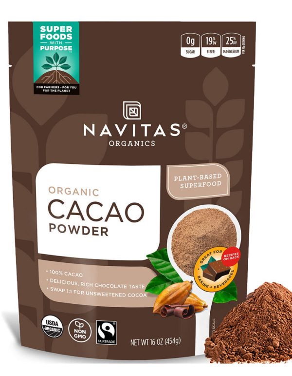 NAVITAS ORGANICS Cacao Powder (454 gr) Cheap