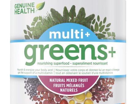 GENUINE HEALTH Greens+ Multi+ (Mixed Fruit - 459 gr) Online Sale