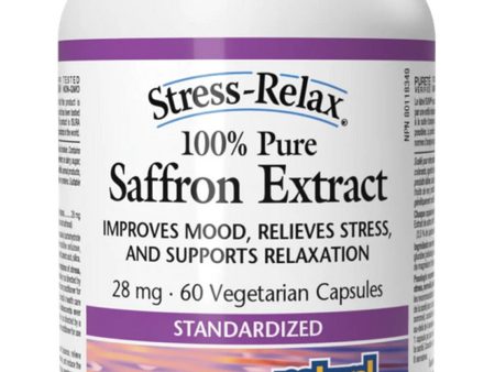 NATURAL FACTORS STRESS RELAX Saffron Extract (28 mg - 60 vcaps) Supply