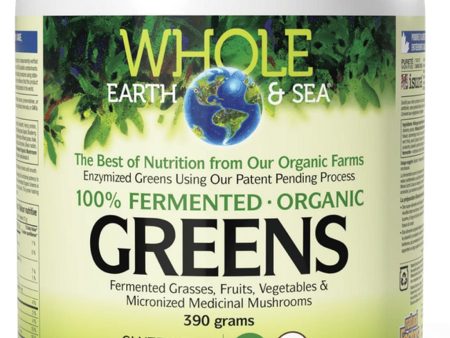 WHOLE EARTH & SEA Fermented Organic Greens (Unflavoured - 390 g) Fashion