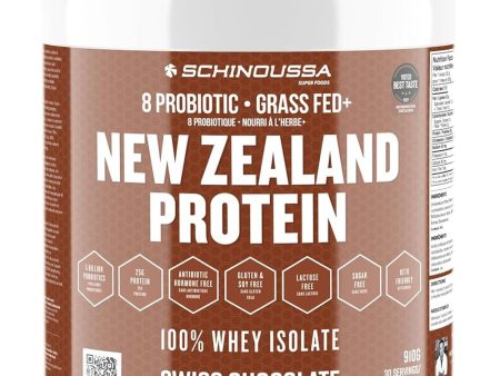 SCHINOUSSA NZ Whey Isolate + Probiotics (Swiss Chocolate - 910 gr) Fashion