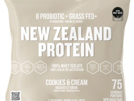 SCHINOUSSA NZ Whey Isolate + Probiotics (Cookies & Cream -2.3 kg) Sale