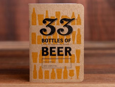 33 Bottles of Beer Tasting Notebook Cheap