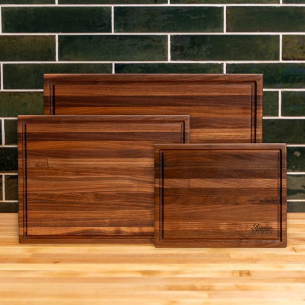 Walnut Butcher Block with Juice Groove For Discount