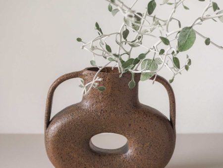 Double Handle Oval Vase Online