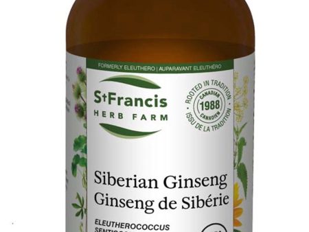 ST FRANCIS HERB FARM Siberian Ginseng (Eleuthero - 250 ml) For Discount