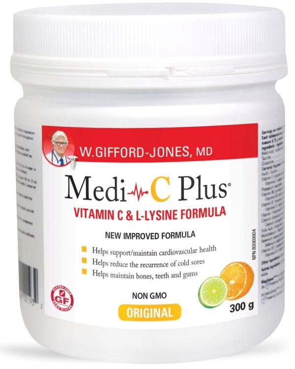 W.GIFFORD-JONES Medi C Plus w  Calcium (Citrus - 300 g) Supply