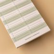 Striped Market List Notepad For Discount