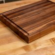 Walnut Butcher Block with Juice Groove For Discount