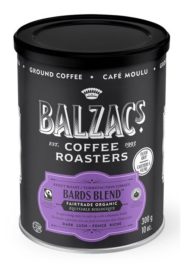 BALZAC S COFFEE Bards Blend - Ground Coffee For Sale