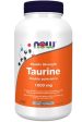 NOW Taurine (1000 mg - 250 Veg Capsules) Hot on Sale