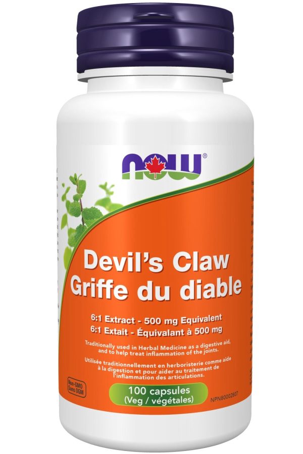 NOW Devil’s Claw (100 vcaps) Supply