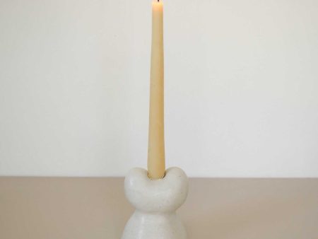 Burl Single Candle Holder Online now