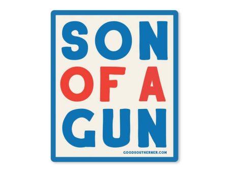 Son of a Gun Vinyl Sticker Hot on Sale