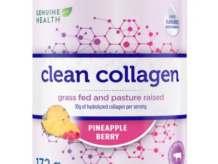 GENUINE HEALTH Clean Collagen Bovine (Pineapple Berry - 172 gr) For Discount