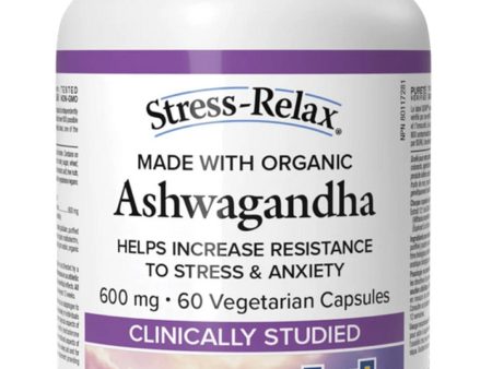 NATURAL FACTORS STRESS RELAX Ashwagandha (600 mg - 60 vcaps) Online Sale