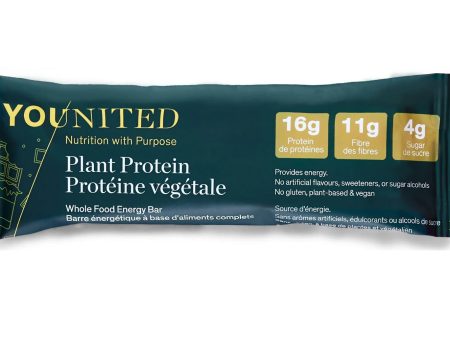 YOUNITED Plant Protein Snack Bar (Chocolate - 60g x 12) Fashion