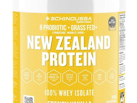 SCHINOUSSA NZ Whey Isolate + Probiotics (Vanilla - 910 gr) For Sale