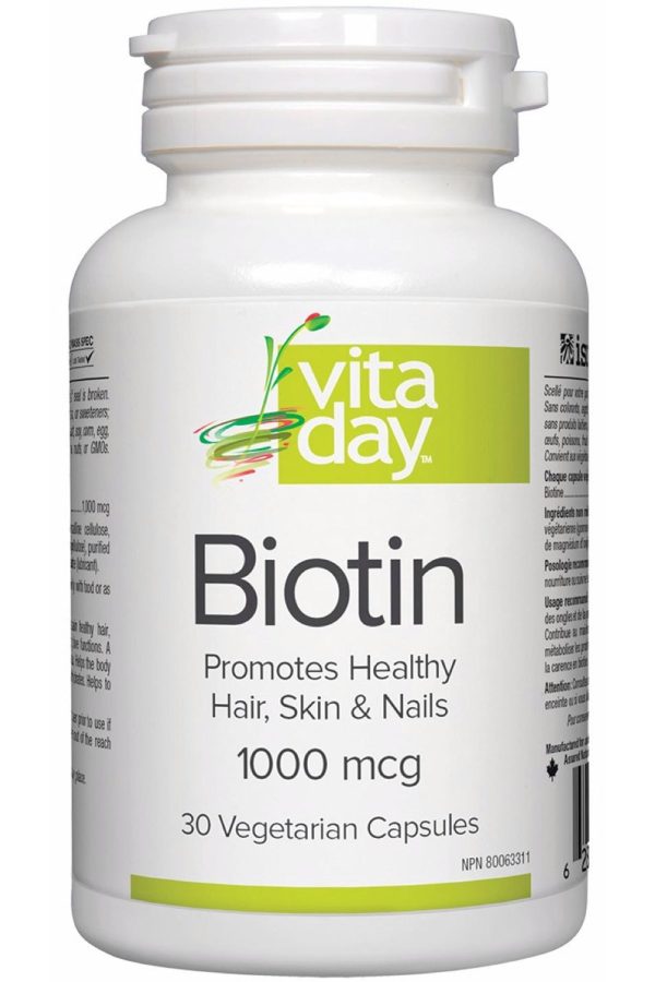 VITADAY Biotin (1000 mcg - 30 vcaps) For Cheap